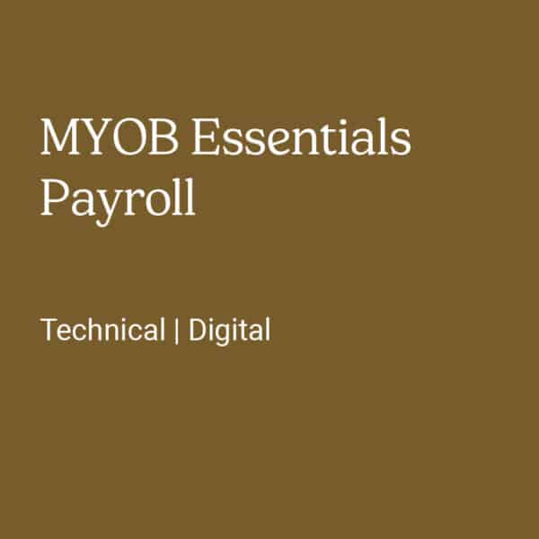 MYOB Essentials Payroll